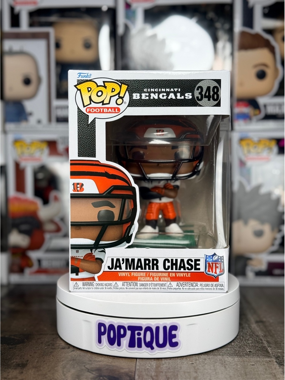 NFL Bengals Ja'Marr Chase Funko Pop! #348